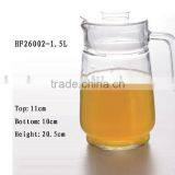 Glass Jug and Glass Pitcher(color Lids Options) thumbnail-1
