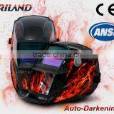 Riland Brand New Design High Quality Auto Darkening TIG/MIG/MAG Welding Helmet Equipment