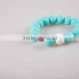 Wholesale Cheap 100% Food Grade Beads/ Colorful Silicone Beads Bracelet thumbnail-5