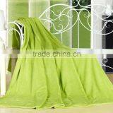 2016 Fashion Solid Color Plain Dyed Flannel Fleece Blanket thumbnail-5