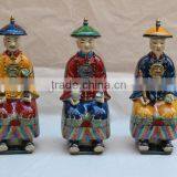 Chinese Antique Colorful Porcelain Figure thumbnail-1
