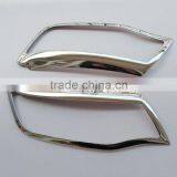 ABS Chrome Auto Accessories Front Light Lamp Cover For Renault Kwid 2015 thumbnail-1