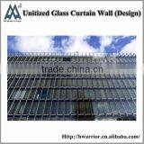 Visible Aluminum Frame Unitized Curtain Wall