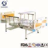 Hospital Furniture Detachable Stainless Steel 3 Cranks Hospital Bed thumbnail-3