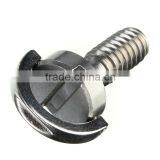 Stainless Steel D Shaft D-ring 1/4" Mounting Screw 0.39"/10mm Shaft for Camera Tripod Monopod or Quick Release (QR) Plate Quality Choice thumbnail-4