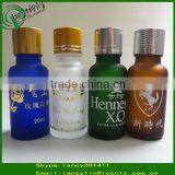 Rose Red Essential Oil Glass Bottle With Aluminum Screw Cap Round Bottle for 20ml thumbnail-1