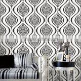 Chinese Royal Style Wallpaper Black and White