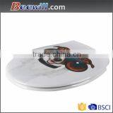 Decorative Soft Close Urea Toilet Seat for WC thumbnail-1