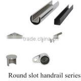 Stainless Steel Tube Suppliers Glass Railing Slotted Pipe Handrail thumbnail-4