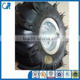 Heavy Duty 10 Inch Herringbone Rubber Wheel 4.10/3.50-4 for Farm Tractor thumbnail-1