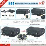 DTY 4ch Full D1 Hdd Gps 3g 4g Mobile Dvr Car Dvr Vehicle Surveillance DVR | H40 thumbnail-4