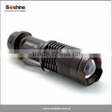 Soshine TC3 300lm Mini Led Flashlight Torch Adjustable Focus Zoom Light Lamp thumbnail-4