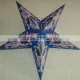 Glitter Printed Paper Star Lanterns New Model