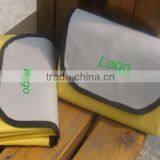 Foldable Yellow 600D Oxford Picnic Mat With Promotional Logo