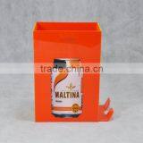 Professional Export Colorful Acrylic Beverage Bottle Display /Acrylic Coffee Can Display Shelf thumbnail-2