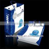 Glossy Luxury Custom Paper Shopping Bag With Handle