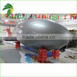 Multifunctional 5m Long Silver Inflatable RC Blimp Helium Zeppelin
