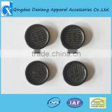 Round Shape Nature Black Real Corozo Button