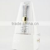 Mechanical Metronome Pyramid Traditional Piano Metronome with Bell Plastic Transparent Clear Color