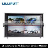 28 Inch Broadcast Ultra-HD 4K Monitor With Four HDMI Input