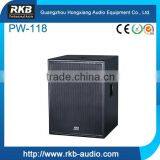 PW-118 Sound System 18 Inch Subwoofer Box Design, Subwoofer Pro Box