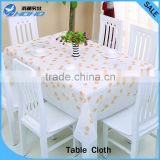 2015 High Quality Restaurant or Hotel Used Table Linen Polyester Custom Table Cloth