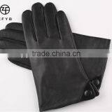 Plain Style and Daily Life Usage Men's Leather Gloves