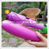 Hot Sell Unique Umbrella Sun And Rain Folding Umbrella Eggplant Shape Umbrella thumbnail-4
