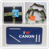 Elastic Strap With Plastic Card Elastic Book Strap thumbnail-2