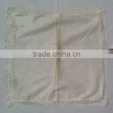 White Handkerchief With Lace Edge thumbnail-2