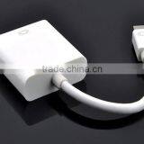 Wholesale White Mini dp to VGA Converter PC Laptop to Monitors thumbnail-5