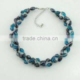 Magnetic Simple Design Silver Chain Cross Beaded Jeweley Set thumbnail-4