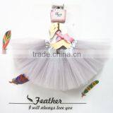 Grey Tutu for Baby Cheap Puffy Pettiskirt Tutu thumbnail-1