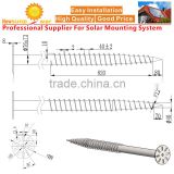 high quality low cost Hot-dip Galvanized Q235 ground screws for Solar Mounting