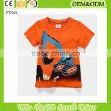 Kids Plain Crane Neck t Shirt Girl T-shirt 100%cotton T-shirt Children's T-shirt Hot Seller Kids Clothing Custom Quality Choice thumbnail-1