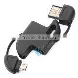 For Samsung/HTC Android 5 Pin Micro USB Keychain Cable For Phone Gadget thumbnail-1