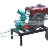 mobile type irrigation pump set with diesel engine