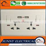 Wall USB Socket/Double USB Soket 2.1A/2.2A/multi Socket With Usb Socket With Switch thumbnail-2