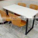 Marble Top Dining Table ,Acrylic Soid Surface Restaurant Dining Table,KFC thumbnail-4