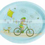 8" Round Disposable Birthday Party Design Cardboard Plate thumbnail-4