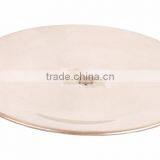 IndianArtVilla Handmade Tava Platter - Steel and Copper Serving Indian Food Tray - Platter for Indian Dishes Use in Restaurant H