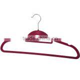 Flocking Flat Sturdy Underclothes Hanger With Notches thumbnail-6