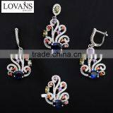 Stylish Fake Gold Jewelry Set New Design Ruby Gemstone Bulk Buy From China TZ-0175 thumbnail-5