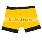 Black Yellow Color MMA Shorts thumbnail-1