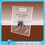 Custom Desktop Sign Printing Acrylic Desk Name Plate Office Desk Name Plates With Screw