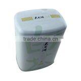 White Tin Box,white Tea Tin Can,cookies Tin thumbnail-1