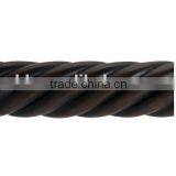Factory Price 50mm Twisted Wood Curtain Pole