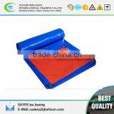 12-14Mil 6oz Orange/Blue Poly Tarps, Waterproof Blue/Orange Poly Tarps With Rope Reinforced