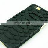 100% Python Leather Mobile Phone Cover, Wholesale for IPhone 5 Custom Back Cover Case
