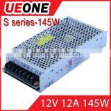 2014 New Model Single Output 12v dc 12a Switching Power Supply